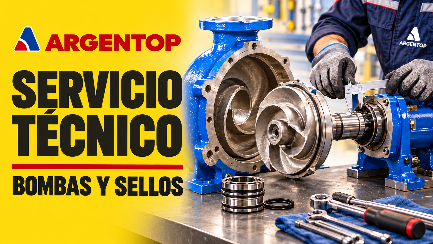 Servicio técnico de sellos y bombas industriales